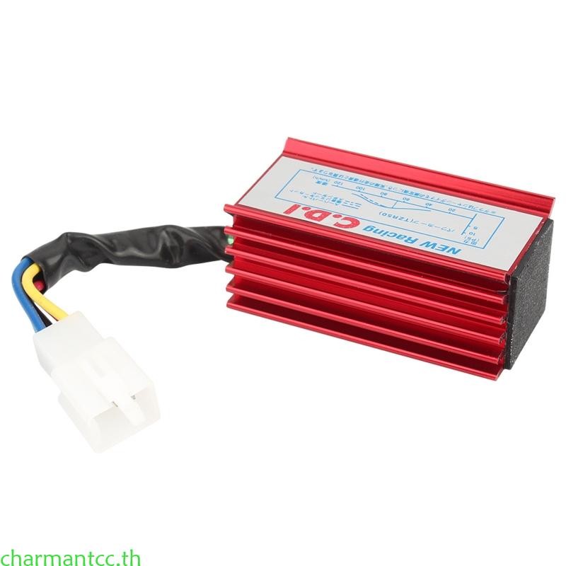 Charmantcc 5 Pin CDI กล่อง 5 Pin Racing CDI กล่อง Racing คอยล์จุดระเบิดสําหรับ 50CC-125CC Pit Bike