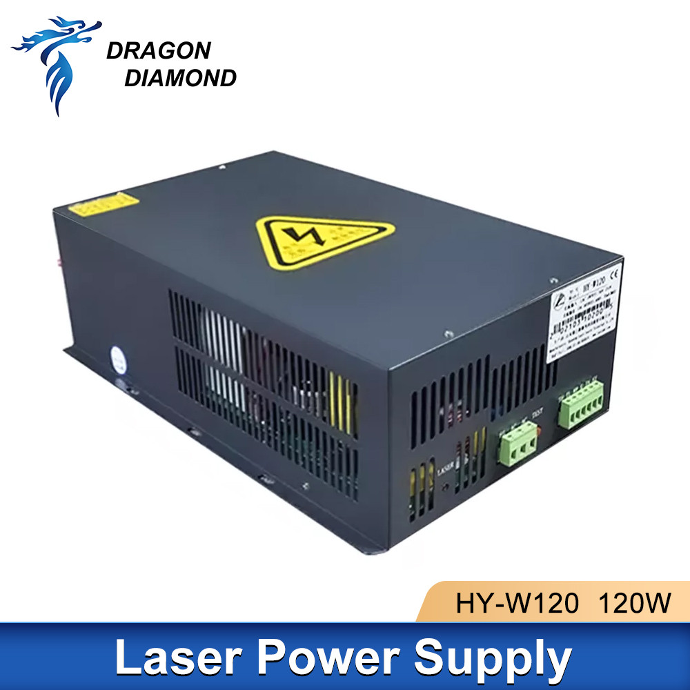 Dragon Diamond HY-W120 PSU Co2 เลเซอร์ 100-120W Universal สําหรับ 120W Co2 เลเซอร์หลอด Co2 เลเซอร์แก