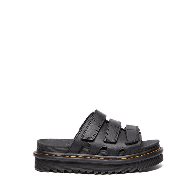 Dr. Martens รองเท้าแตะหนัง รุ่น Raine - สีดำ