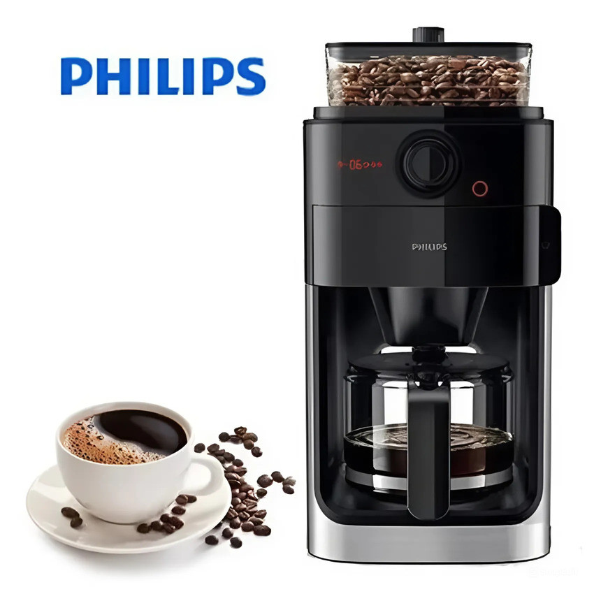 [MALL] เครื่องชงกาแฟพร้อมเครื่องบดเมล็ดกาแฟอัตโนมัติ ยี่ห้อ Philips HD7761/00 - 24 เดือน