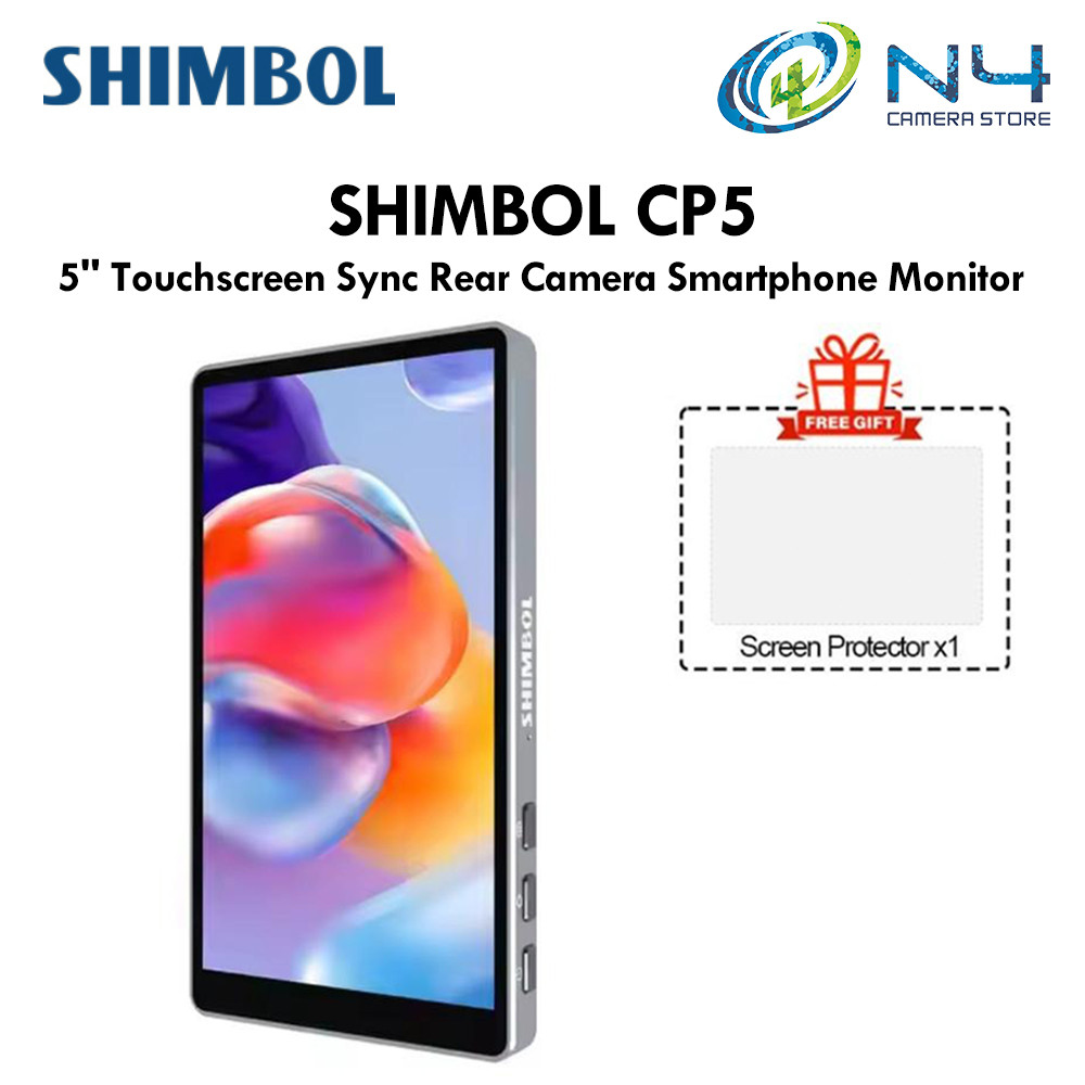 SHIMBOL CP5 / CP5 Lite 5 จอภาพสมาร์ทโฟนกล้องด้านหลัง Touchscreen Sync