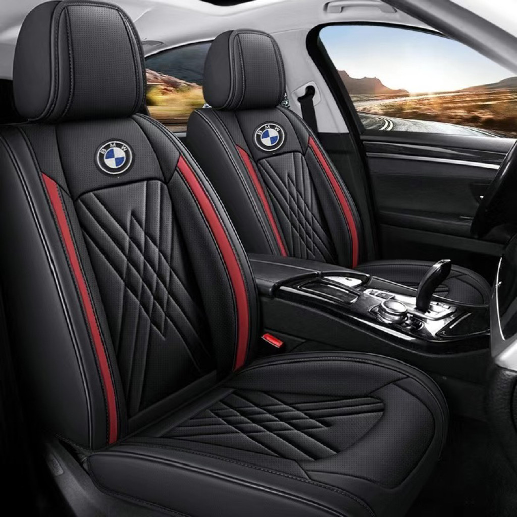 ปลอกหนังหุ้มเบาะรถยนต์ BMW car seat cover leather 120d 320d 318i 520 528 535 F15 F16 X1 X3 X5 auto Seat Protector Covers