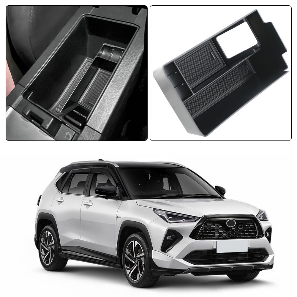 สําหรับ Toyota Yaris Cross 2024 2025 LHD รถที่เท้าแขนกล่องเก็บการปรับเปลี่ยนภายใน\ Central Control อุปกรณ์จัดเก็บข้อมูล