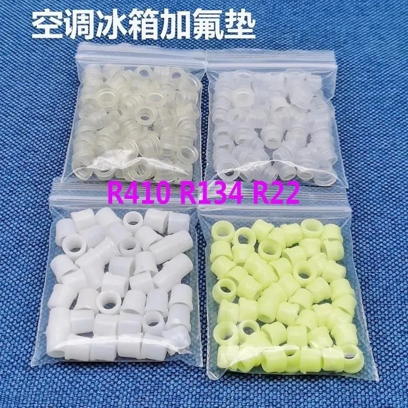 สายชาร์จสารทำความเย็นเครื่องปรับอากาศ สายชาร์จฟลูออรีน เกจวัดความดัน วงแหวนปิดผนึก R22 ปะเก็นอ่อน ปะเก็นยางแข็ง อุปกรณ์ทำความเย็น R410A A0IL