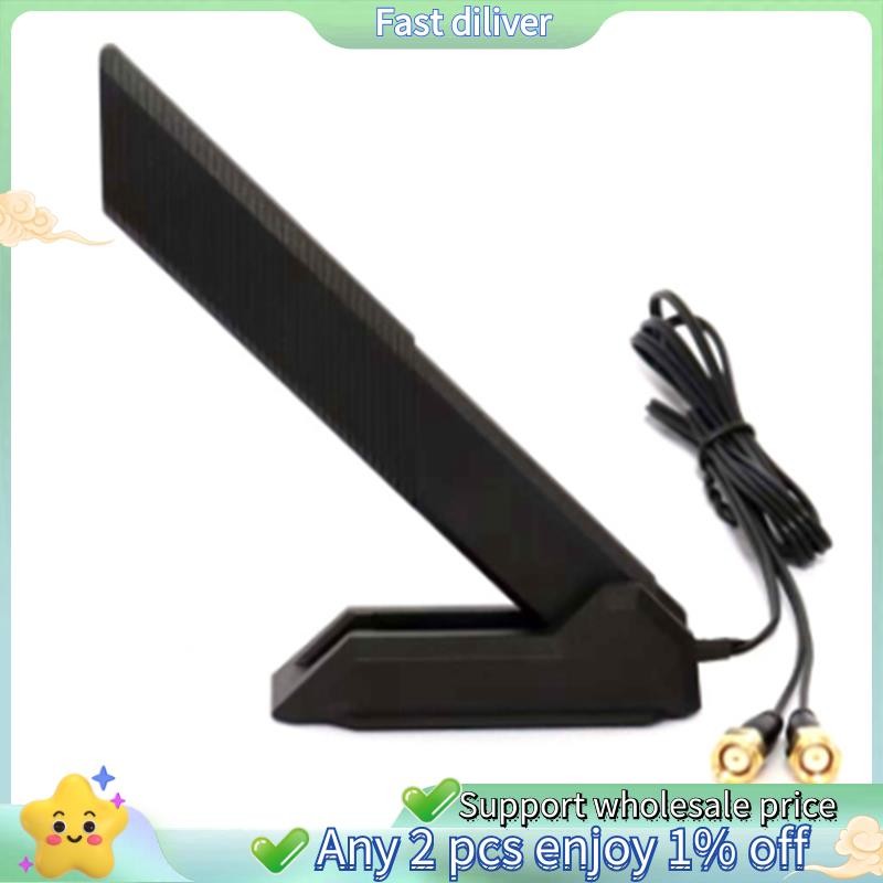 1 ชิ้น WiFi 6E เสาอากาศพลาสติกสีดําสําหรับ B660 H670 M13H Z690 เมนบอร์ด