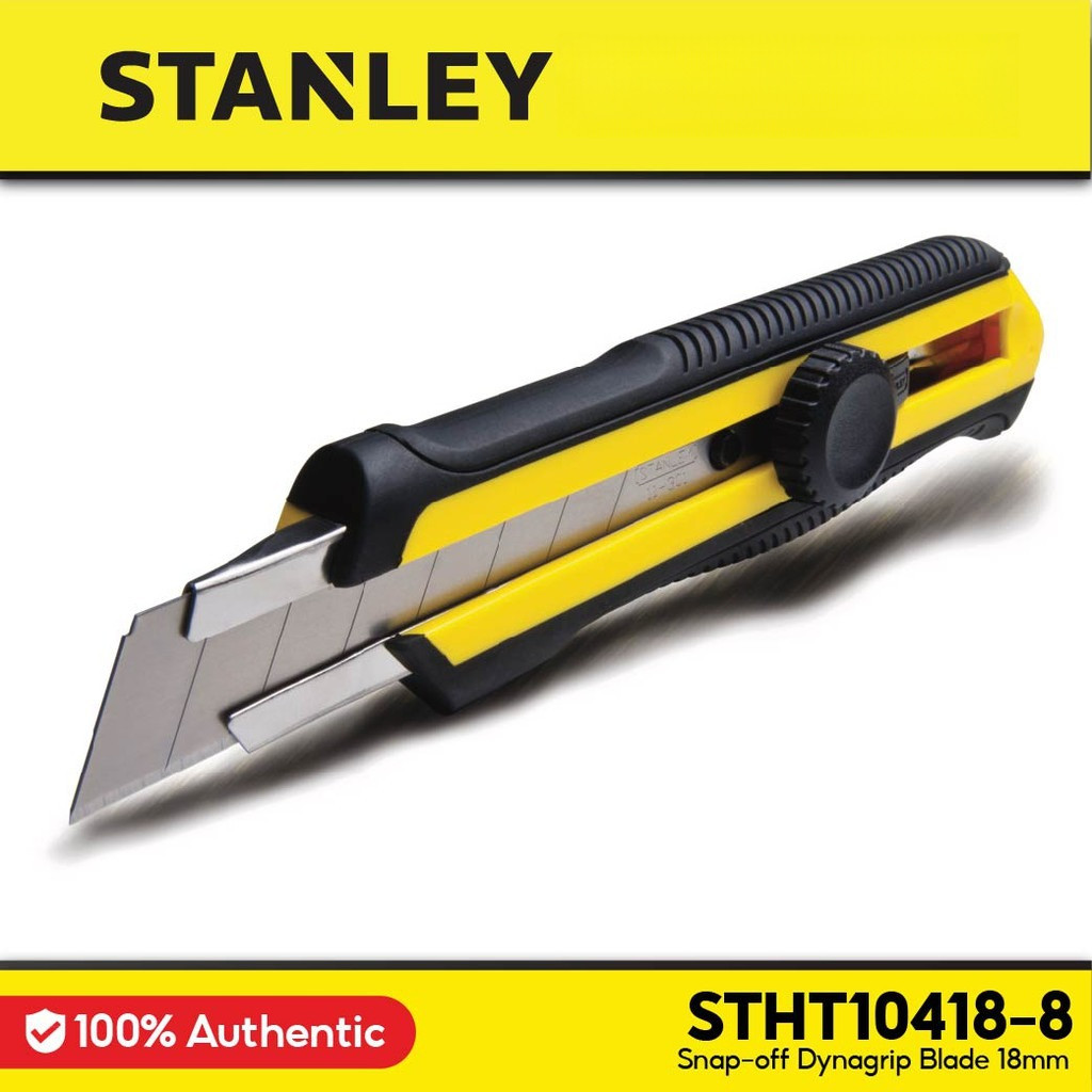 [ STANLEY ] (STHT10418-8 / STHT10425-8) เครื่องตัด Dynagrip Snap-Off | มีดยูทิลิตี้สําหรับงานหนัก 18