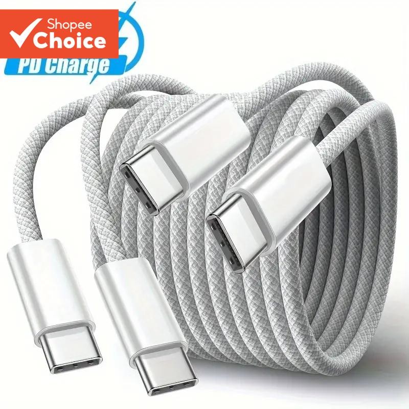 สาย USB Type C PD Fast Charge สาธารณะ CTOC Double Headed 60W สําหรับ Huawei สายชาร์จโทรศัพท์มือถือ 3A ขายส่ง