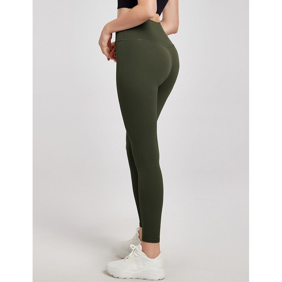 AirActive Leisure Yoga Leggings Sports Pants High Waist Fine Yarn Buttery Soft Moisture-wicking - รูปที่ 3