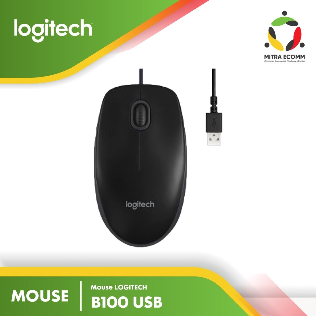 LOGITECH B100 USB Mouse / B-100 Mouse