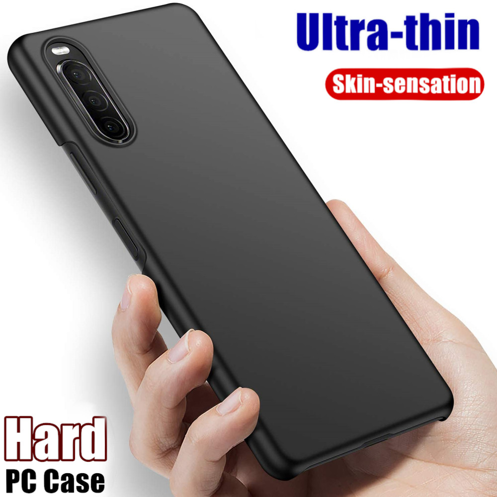 สําหรับ Sony Xperia 10 III SO-52B SOG04 XQ-BT52 A102SO Minimalist Ultra Thin Slim Fit Hard PC ป้องกั