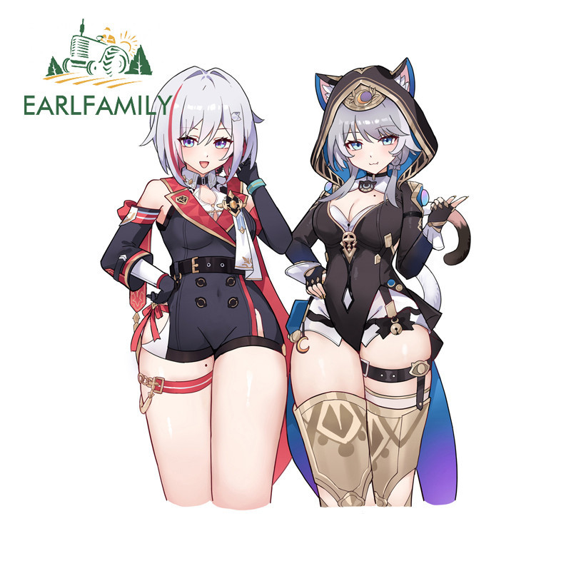 EARLFAMILY HSR Cipher สติ๊กเกอร์ติดรถAnifulMotorcycle Windshieldกระเป๋าเดินทางกระดานโต้คลื่นรถไวนิลD