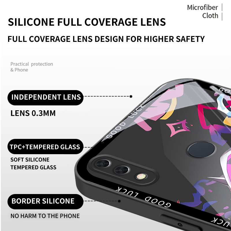 สําหรับ Huawei Y9 2019 , กราฟฟิตี้สวมหน้ากาก, บุคลิกภาพอินเทรนด์, เคสป้องกันโทรศัพท์ป้องกันการตก ราคา ถูกที่สุด ดีลบีเคเค แกลเลอรีภาพที่ 5