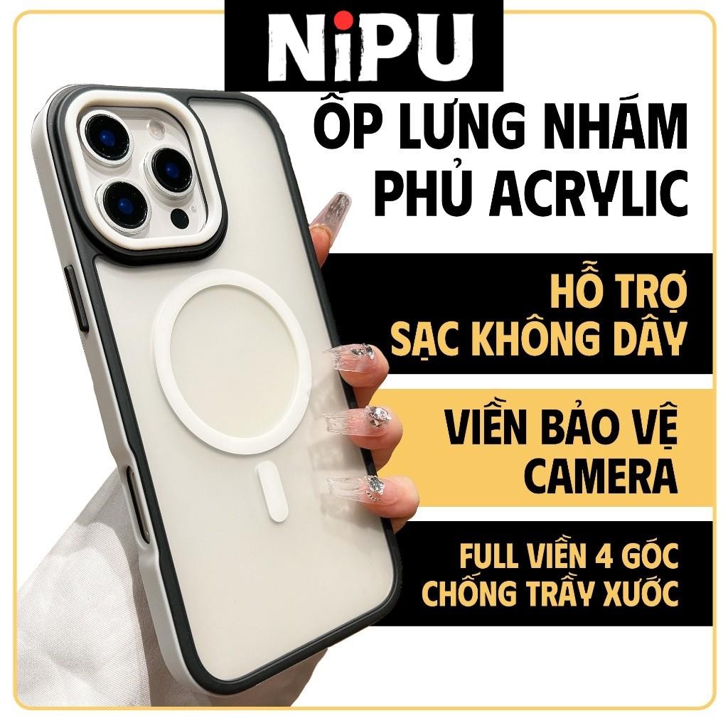 เคส iPhone อะคริลิคป้องกันลายนิ้วมือกันกระแทกขอบโลหะป้องกันกล้อง ORIO TS-88