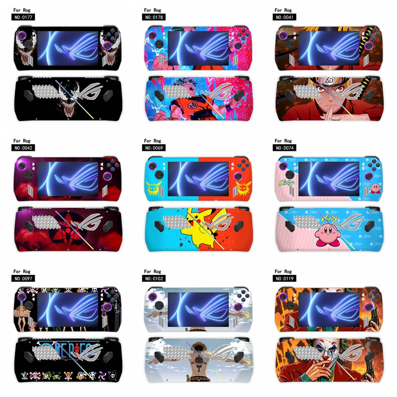 76 สีสติกเกอร์ผิวใช้งานร่วมกับ ASUS Rog Ally คอนโซลไวนิล Decal ชุดป้องกันฟิล์มสําหรับสาธารณรัฐจีน Gamers Ally