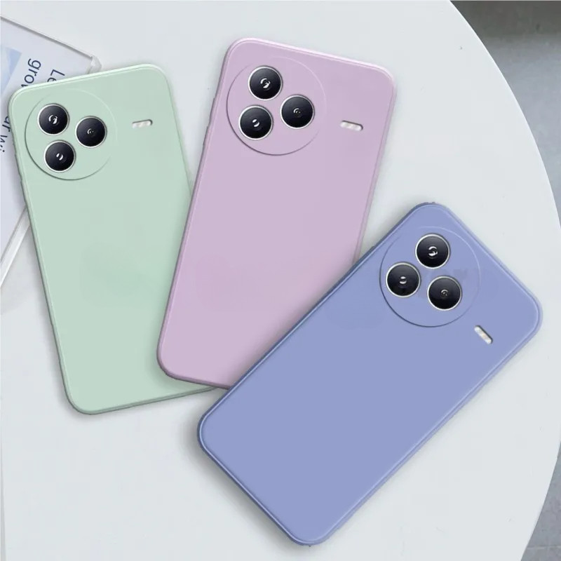 เคสซิลิโคนเหลวกันกระแทก TPU สําหรับ Xiaomi Civi 5 Pro/Civi 3/Civi 2 ป้องกันกันชนแบบนุ่ม