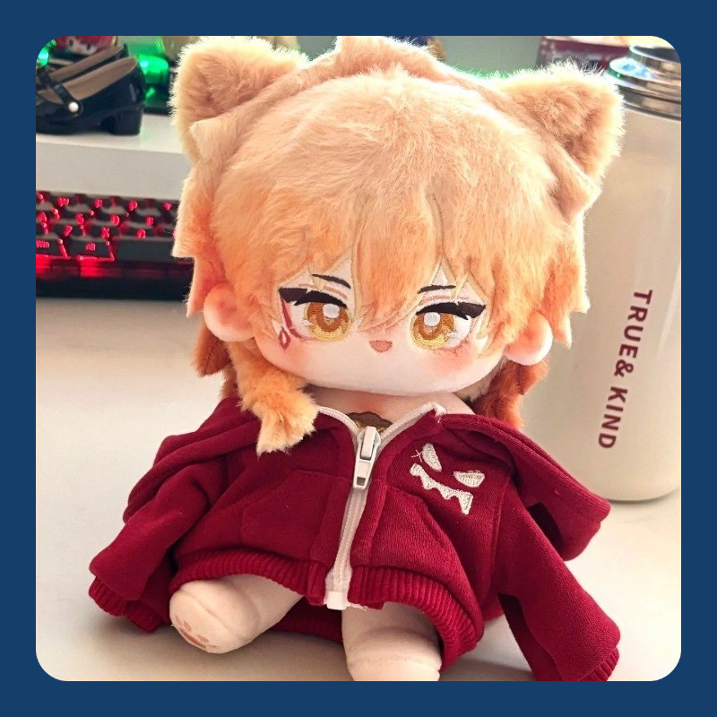 20 ซม.รางดาว Honkai ตุ๊กตาผ้าฝ้าย Mydei พร้อมหูตุ๊กตาน่ารักแต่งตัวตุ๊กตาของขวัญวันเกิด