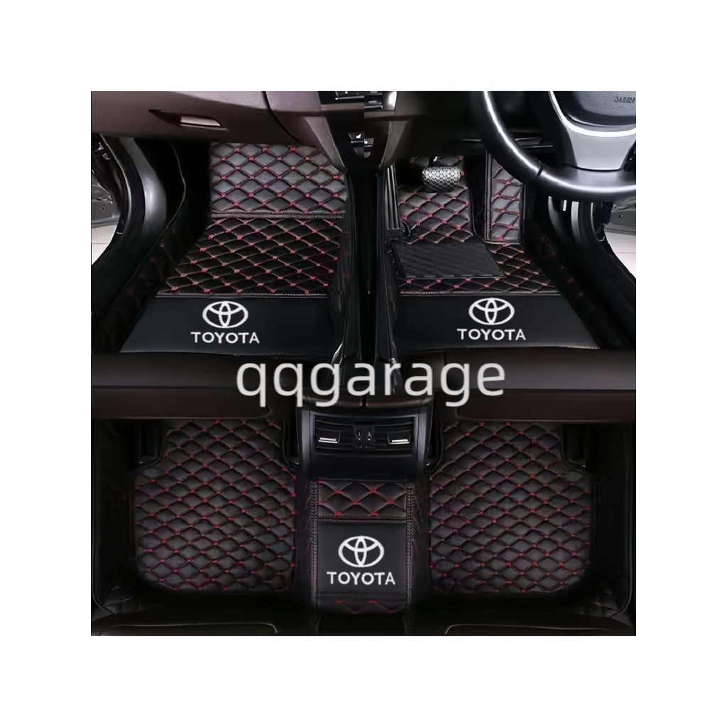 Ready Stock พรมปูพื้นรถยนต์ Toyota corolla Izoa Verso Yaris BZ4X พรมปูพื้นรถยนต์หนังกันน้ํา