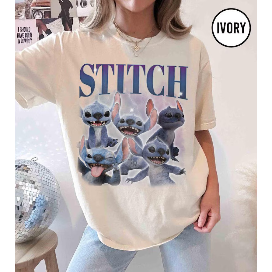 เสื้อยืด Ohana,เสื้อฮาวาย Disney Stidge T,เสื้อ Ohana หมายถึงครอบครัว vintage shirt S-5XL