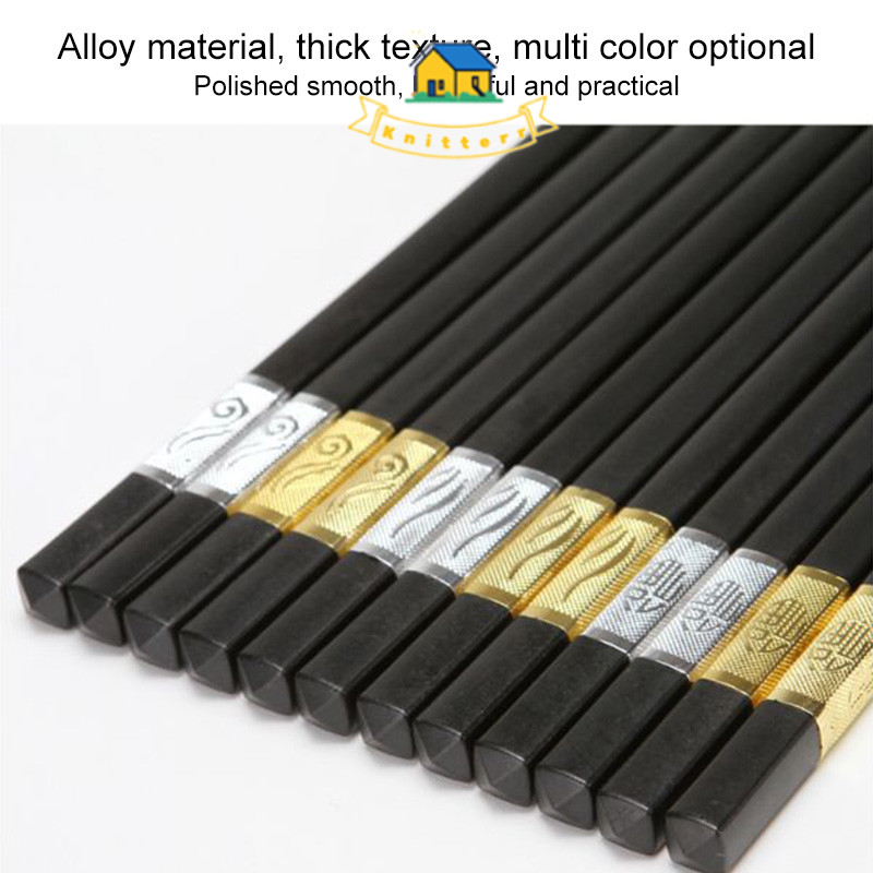 Knitterr ตะเกียบกันลื่น ฆ่าเชื้อด้วยอุณหภูมิสูง ใช้ในครัว โรงแรม ตะเกียบคุณภาพสูง