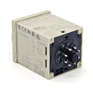 Omron ยี่ห้อใหม่พร้อมสต็อกรีเลย์ (Timer+Socket) H3CR-A8 H3CR-A 24 VDC/AC 100-240 vac Timer+Base