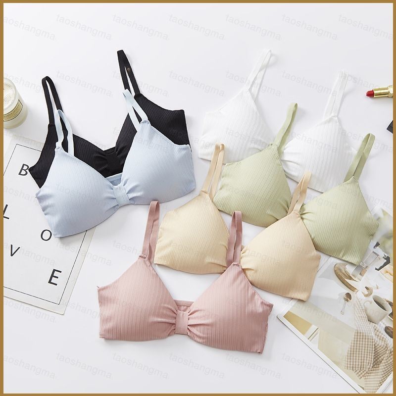 YT5 ใหม่ ชุดชั้นในวัยรุ่น ผ้าไหมน้ำแข็ง กระชับหน้าอก สวมใส่สบาย