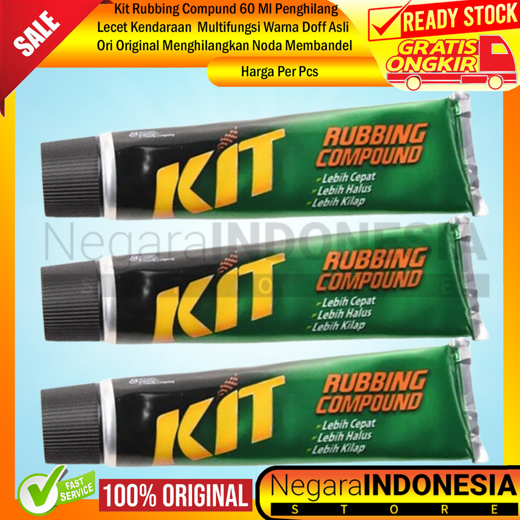 Compound Scratch Polishing Kit 60 Ml Multifunctional Vehicle Scratch Remover Matte Color Original ขจ