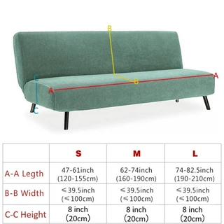 ผ้าคลุมโซฟาแบบไม่มีแขน ปลอกกันฝุ่น Jacquard รูปตัว T ขนาด S/M/L กว้าง 100 ซม. ปลอก