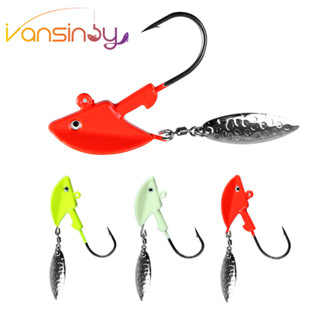 ตะขอหัวตะกั่วสำหรับตกปลา ขนาด 5ก 8ก 12ก พร้อมช้อนเลื่อม