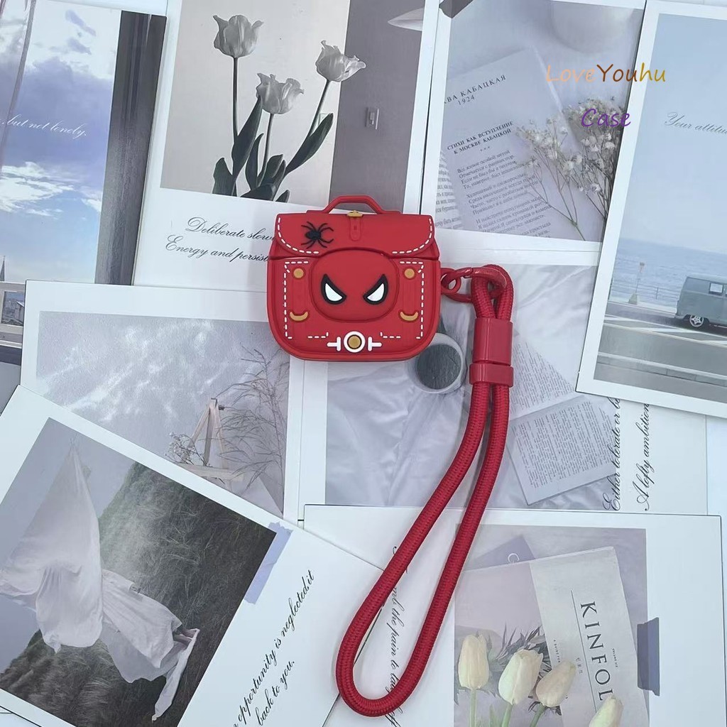 Loveyouhu สําหรับ Asaki AK-PODS3 เคสหูฟังบุคลิกภาพ Spider-Man