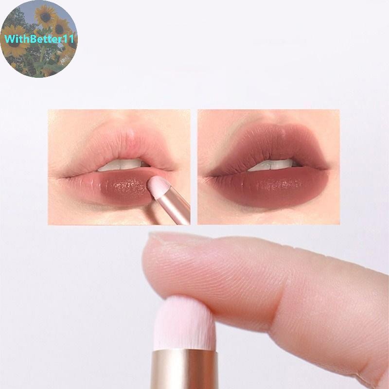 Better 1 PC Mini ปลายนิ้วลิปสติก Blending แปรงแต่งหน้า Precision คอนซีลเลอร์ Make up แปรงโดมขนาดเล็ก