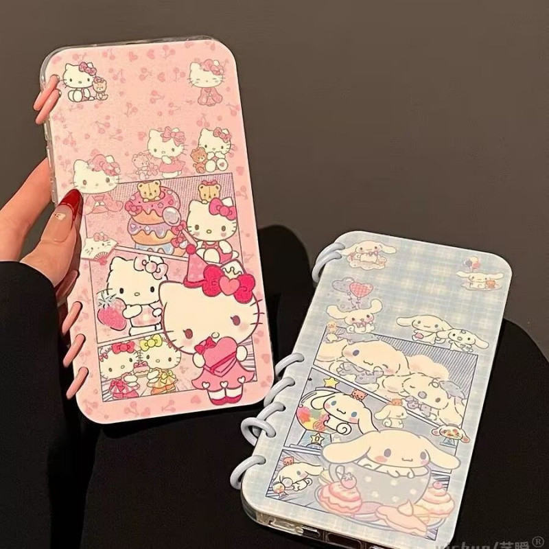 พลิกขึ้น H ello K Itty อบเชย16/15/14/13โทรศัพท์ปก iPhone xsmax/xr ซิลิโคนเคส - รูปที่ 4