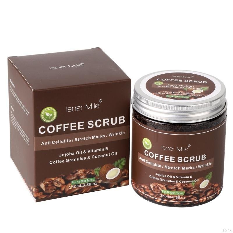 Coffee Scrub Exfoliating Remove Cellulite Stretch Marks Scrub For Body Face