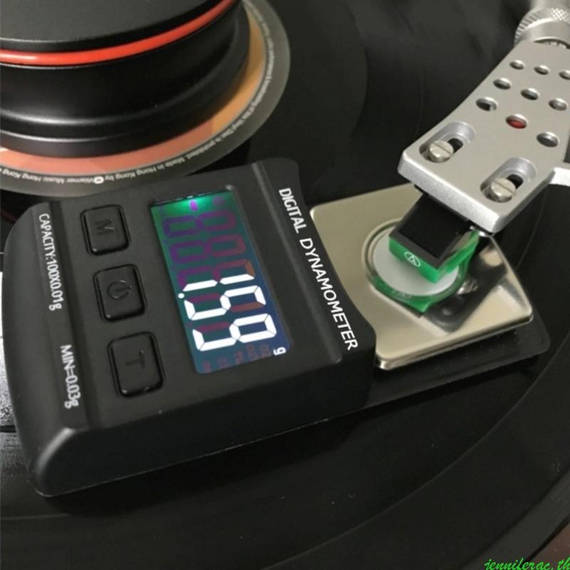 Jenniferac Advanced Turntable Needle Force Scale สําหรับผู้ที่ชื่นชอบเพลงพร้อมจอแสดงผลดิจิตอลที่ชัดเจนและความสามารถกว้าง