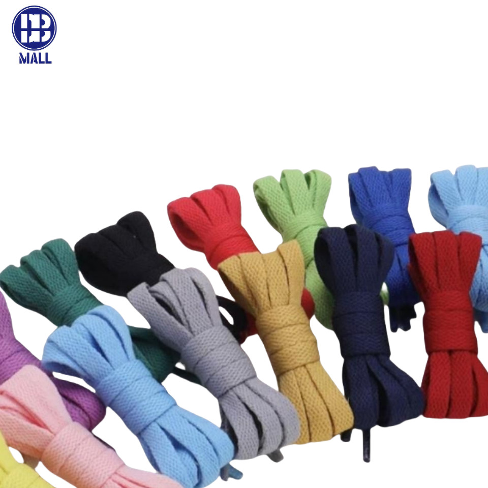 พร้อมส่ง เชือกผูกรองเท้า สำหรับรองเท้ากีฬาและลำลอง 100 cm. เหนียว หนา2ชั้น ทนทานเชือกผูกรองเท้าแบนสีสวย ทนทาน ขายเป็นคู่