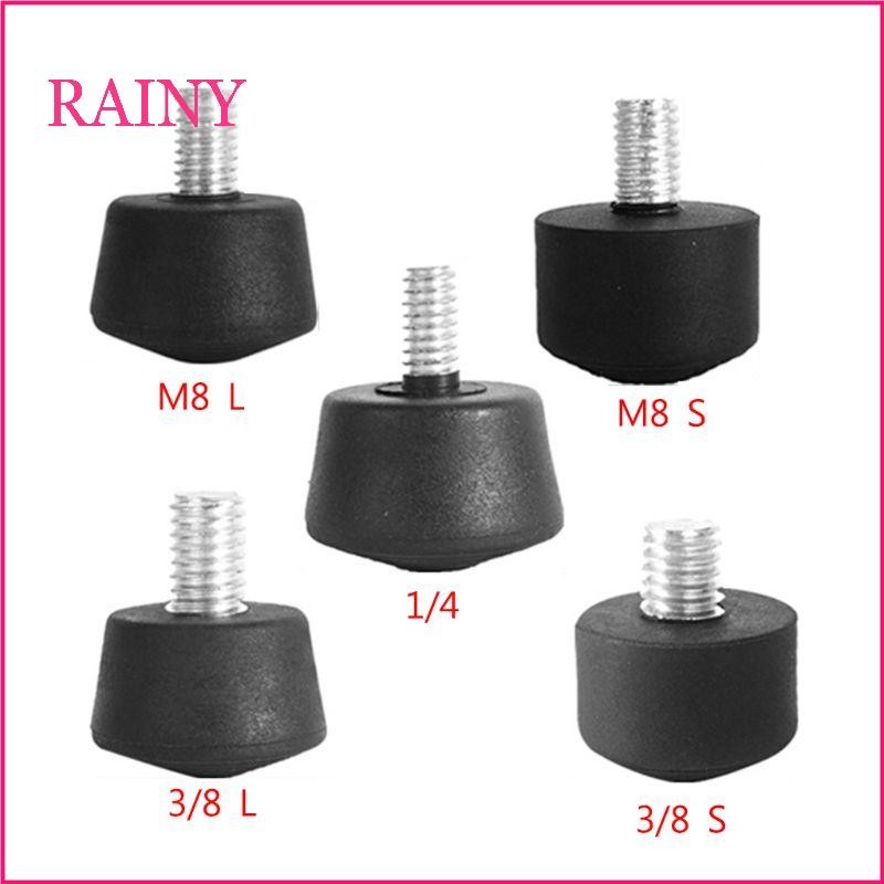 RAINY ยางกันลื่นแผ่นเท้า Spikes อุปกรณ์ถ่ายภาพสําหรับขาตั้งกล้อง Monopod