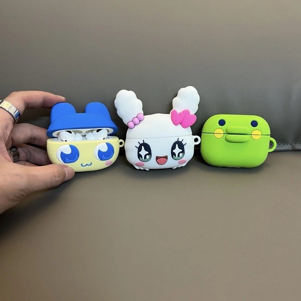 ตัวการ์ตูนเล็กๆ เหมาะสำหรับเคสป้องกันหูฟัง AirPods รุ่น 1, รุ่น 2/3 และรุ่น Pro 2