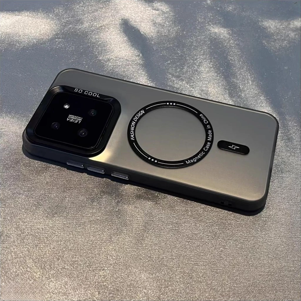 Matt อะคริลิคแม่เหล็กสําหรับ Redmi Note 13 14 15 12 Pro เคสโทรศัพท์ Note15 Note14 Note13Pro +