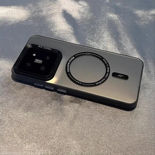 Matt อะคริลิคแม่เหล็กสําหรับ Redmi Note 13 14 15 12 Pro เคสโทรศัพท์ Note15 Note14 Note13Pro +