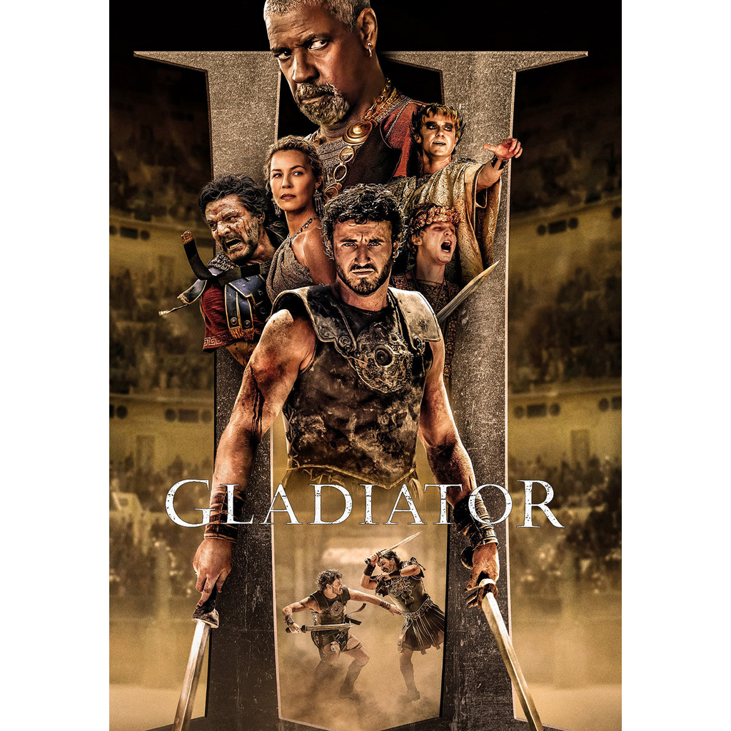 Gladiator II แกลดดิเอเตอร์ นักรบผู้กล้า ผ่าแผ่นดินทรราช 2 (2024) DVD หนังใหม่ มาสเตอร์ พากย์ไทย