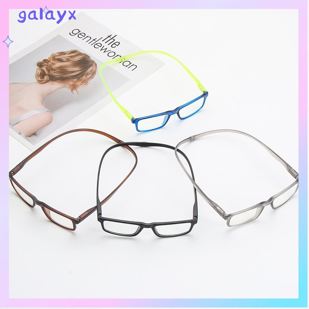 GALAYX แม่เหล็กแว่นอ่านหนังสือแว่นตาขยายแสงสีฟ้าปิดกั้น Ultralight Vision Care