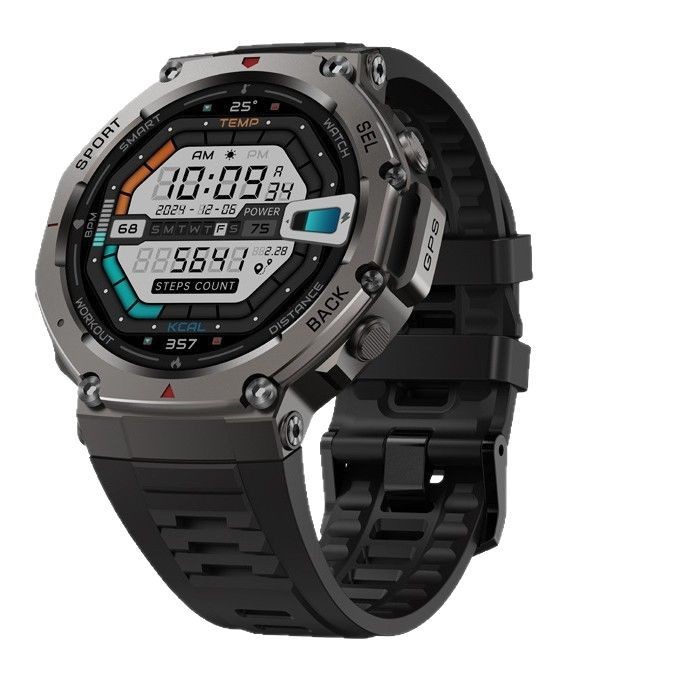 DM58 Smartwatch AMOLED GPS ติดตามกีฬากลางแจ้งว่ายน้ํากันน้ํา Strava 500mAh แบตเตอรี่ความจุขนาดใหญ่ S