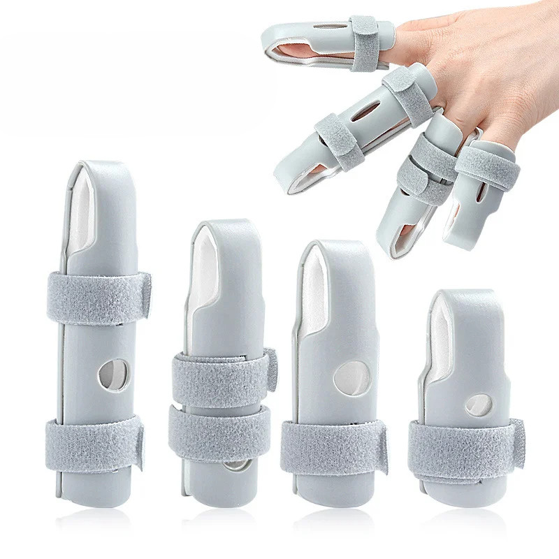 1 PC Finger Splint, Finger Support Brace Finger Stabilizer สําหรับหักนิ้วมือยืดโรคข้ออักเสบ Knuckle 