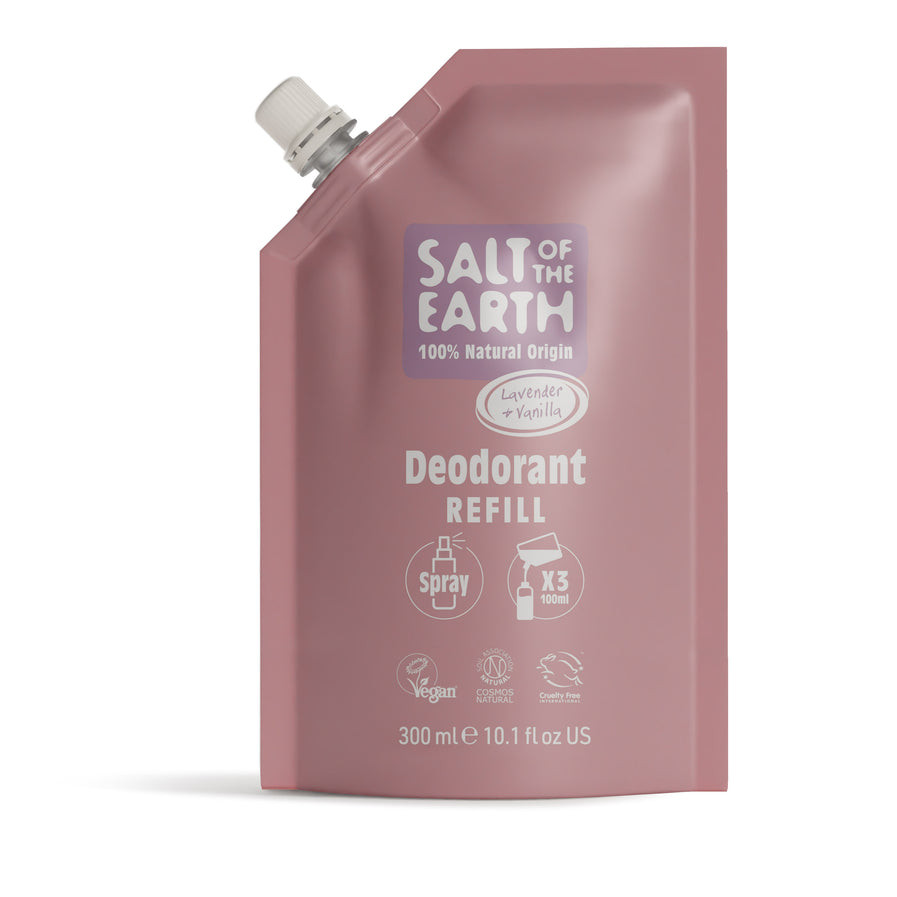 Salt of the Earth Lavender & Vanilla Spray Refill Pouch 300ml