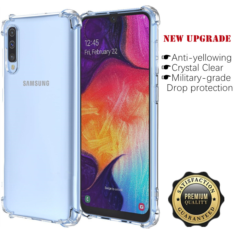 สําหรับ Samsung Galaxy A30s 6.4 นิ้ว SM-A307F A307FN A307GN ซิลิโคนเหลวใสยืดหยุ่น Anti-Yellowing ปกห