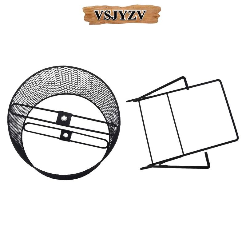 [vsjyzv] หนูแฮมสเตอร์เหล็กวิ่งออกกําลังกายกรงล้ออุปกรณ์เสริมสําหรับเม่นหนูกระรอกสีดําปิดเสียงพร้อมแร็ค