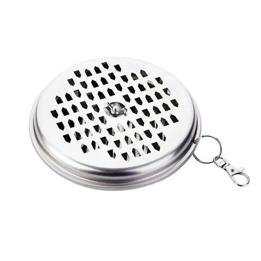 711 กล่องใส่ยากันยุง พกพา ที่วางยากันยุง ป้องกันเด็กโดน ใส่ขดยากันยุง มีที่หนีบและตะขอเกี่ยว มีพลาสติกหนา กันร้อน - รูปที่ 5