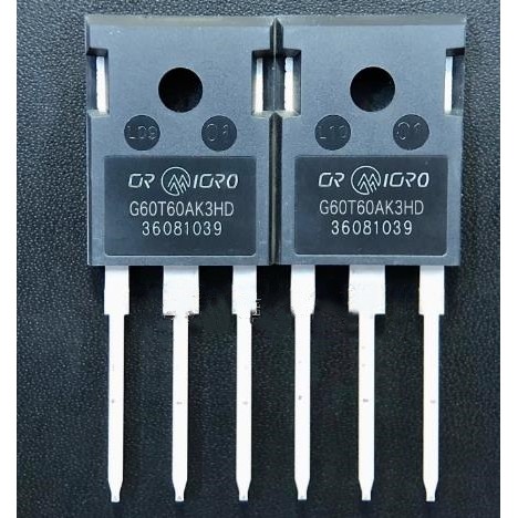 3 ชิ้น Original G60T60AK3HD TO-247 CRG60T60AK3HD 60T60 TO247 60A/600V IGBT ทรานซิสเตอร์