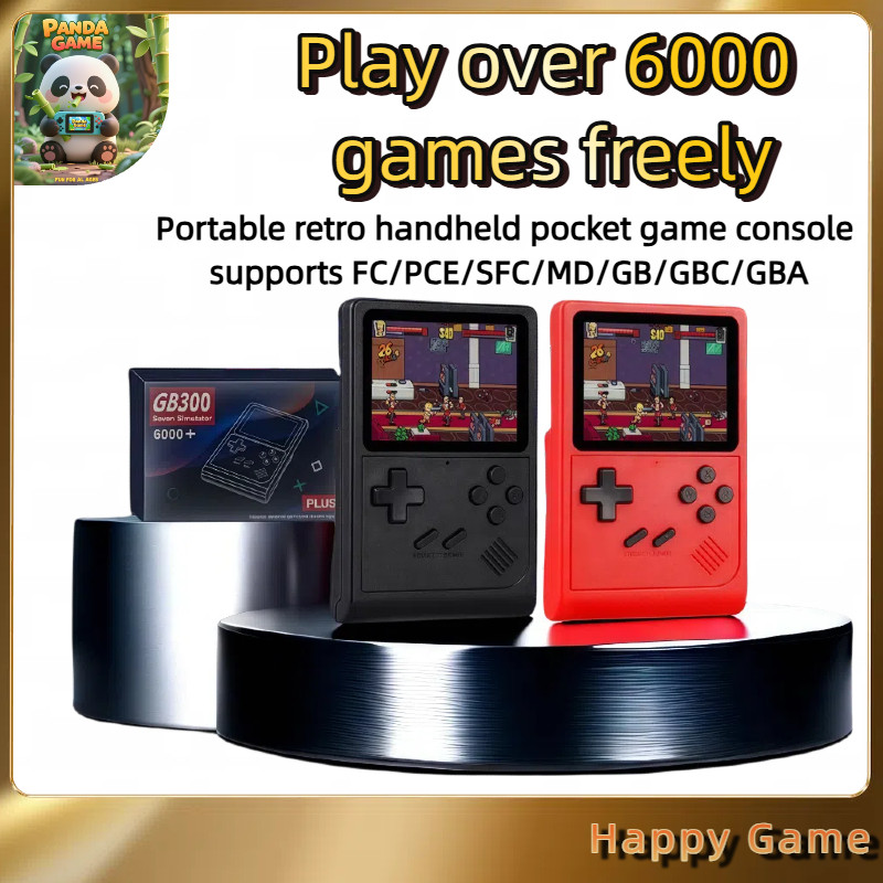 🔥เกมกด เกมส์บอย เกมกดคลาสสิค  GB300 เล่น6000เกม📺 Game player Retro Mini Handheld Game Console