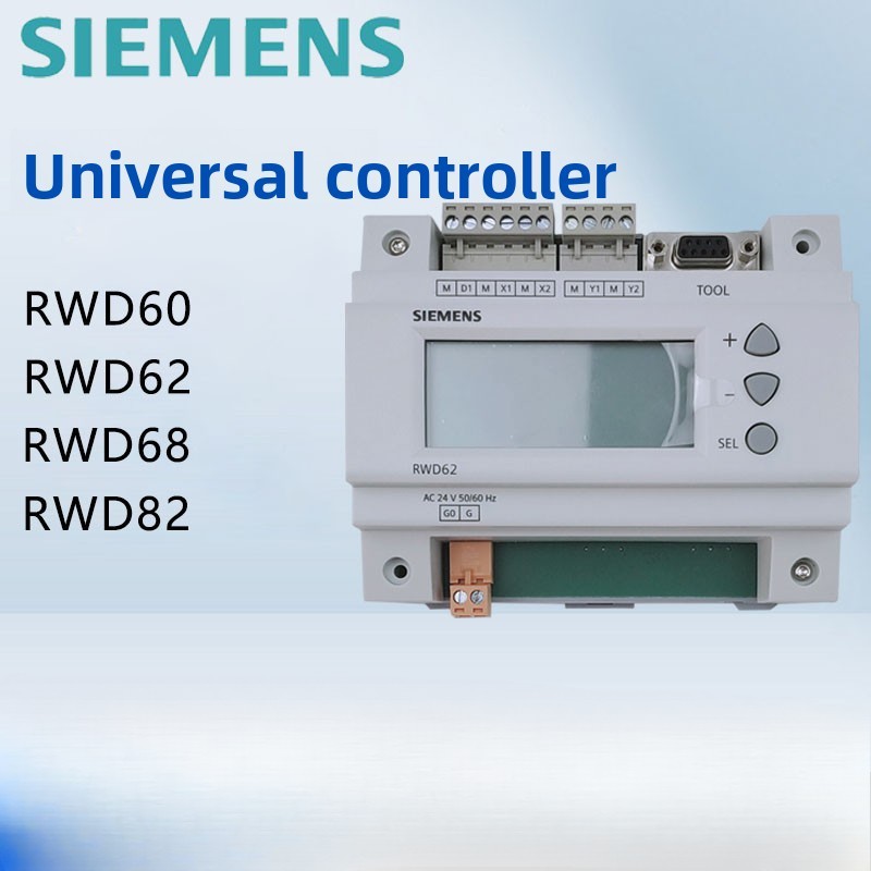เครื่องควบคุมอุณหภูมิ Siemens RWD60 RWD62 RWD68 RWD82 Universal DDC