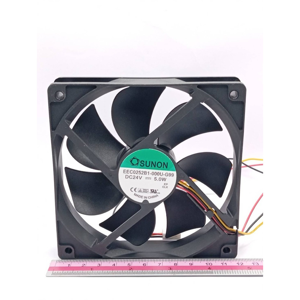 พัดลม ขนาด 120*120 หนา15 SUNON EEC0252B1-000U-G99 DC24V = = 5.0W